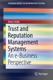Cover von Trust and Reputation Management Systems