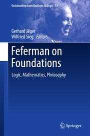 Cover von Feferman on Foundations