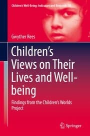 Cover von Children's Views on Their Lives and Well-being