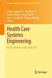 Cover von Health Care Systems Engineering