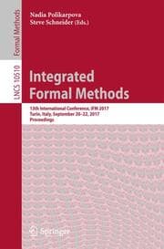 Cover von Integrated Formal Methods
