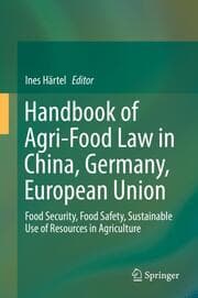 Cover von Handbook of Agri-Food Law in China, Germany, European Union