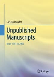 Cover von Unpublished Manuscripts