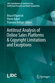 Cover von Antitrust Analysis of Online Sales Platforms & Copyright Limitations and Exceptions