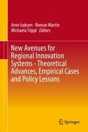 Cover von New Avenues for Regional Innovation Systems - Theoretical Advances, Empirical Cases and Policy Lessons