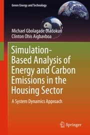 Cover von Simulation-Based Analysis of Energy and Carbon Emissions in the Housing Sector
