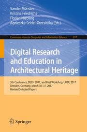 Cover von Digital Research and Education in Architectural Heritage