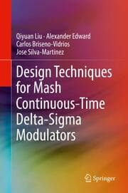 Cover von Design Techniques for Mash Continuous-Time Delta-Sigma Modulators