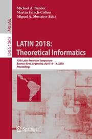 Cover von LATIN 2018: Theoretical Informatics