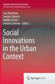 Cover von Social Innovations in the Urban Context