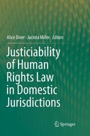 Cover von Justiciability of Human Rights Law in Domestic Jurisdictions