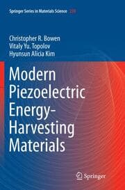 Cover von Modern Piezoelectric Energy-Harvesting Materials