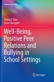 Cover von Well-Being, Positive Peer Relations and Bullying in School Settings