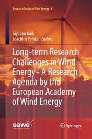 Cover von Long-term Research Challenges in Wind Energy - A Research Agenda by the European Academy of Wind Energy