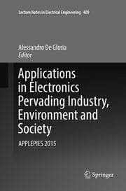 Cover von Applications in Electronics Pervading Industry, Environment and Society