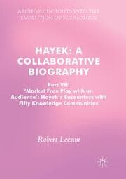 Cover von Hayek: A Collaborative Biography