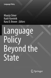 Cover von Language Policy Beyond the State