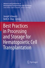 Cover von Best Practices in Processing and Storage for Hematopoietic Cell Transplantation