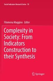 Cover von Complexity in Society: From Indicators Construction to their Synthesis