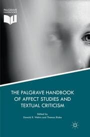 Cover von The Palgrave Handbook of Affect Studies and Textual Criticism