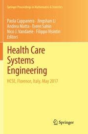 Cover von Health Care Systems Engineering
