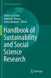 Cover von Handbook of Sustainability and Social Science Research