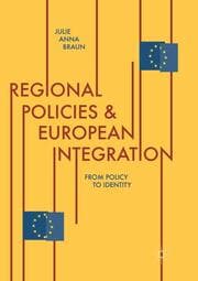 Cover von Regional Policies and European Integration