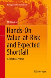Cover von Hands-On Value-at-Risk and Expected Shortfall