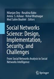 Cover von Social Networks Science: Design, Implementation, Security, and Challenges