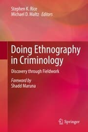 Cover von Doing Ethnography in Criminology
