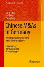 Cover von Chinese M&As in Germany