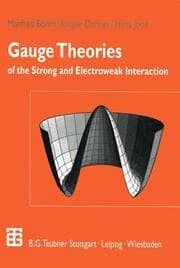 Cover von Gauge Theories of the Strong and Electroweak Interaction
