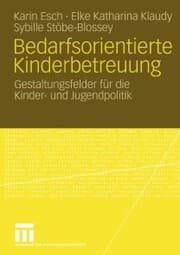 Cover von Bedarfsorientierte Kinderbetreuung