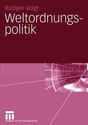 Cover von Weltordnungspolitik