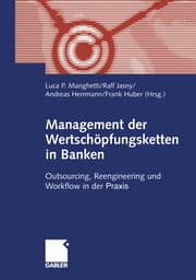Cover von Management der Wertschöpfungsketten in Banken