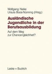 Cover von Ausländische Jugendliche in der Berufsausbildung