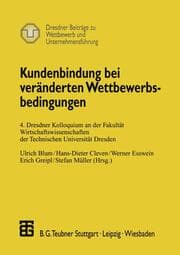 Cover von Kundenbindung bei veränderten Wettbewerbsbedingungen