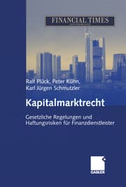 Cover von Kapitalmarktrecht