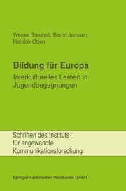 Cover von Bildung für Europa