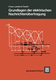 Cover von Grundlagen der elektrischen Nachrichtenübertragung