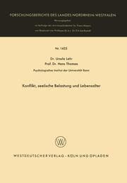 Cover von Konflikt, seelische Belastung und Lebensalter