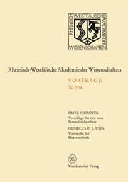 Cover von Vorschläge für eine neue Fernsehbildsynthese