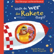Cover von Mein Fahrzeuge- und Berufe-Ratebuch - Weißt du, wer die Rakete fliegt?