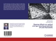 Cover von Doping effects on optical and gas sensing properties Of ZnO Nanobelts