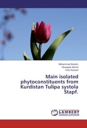 Cover von Main isolated phytoconstituents from Kurdistan Tulipa systola Stapf.