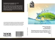 Cover von Development and evaluation of a solar-powered water desalination unit