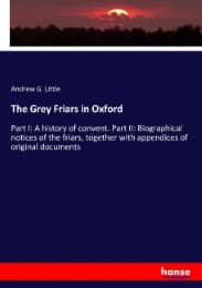 Cover von The Grey Friars in Oxford
