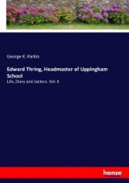 Cover von Edward Thring, Headmaster of Uppingham School