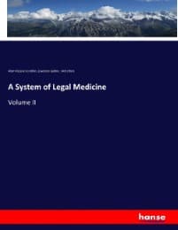 Cover von A System of Legal Medicine