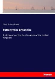 Cover von Patronymica Britannica